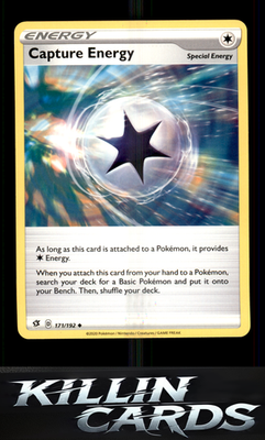 Capture Energy 171/192 Pokemon Uncommon SWSH02: Rebel Clash Card LP