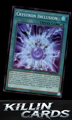 Crystron Inclusion OP29-EN010 YuGiOh Super Rare OTS Tournament Pack 29 Card NM