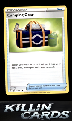 Camping Gear 122/163 Pokemon Uncommon SWSH05: Battle Styles Card LP