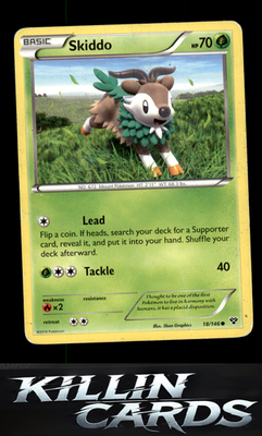 Skiddo 18/146 Pokemon Common XY Base Set Card LP