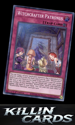 1st Edition Witchcrafter Patronus ETCO-EN077 YuGiOh Super Rare Eternity Code Car