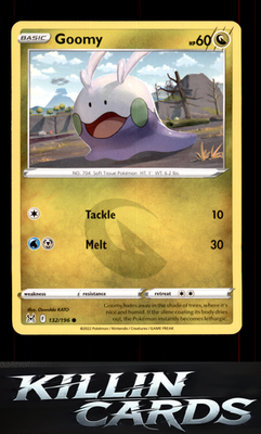 Goomy 132/196 Pokemon Common SWSH11: Lost Origin Card NM