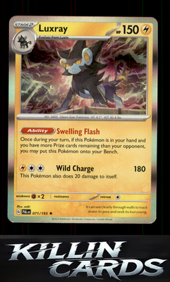 Luxray 071/193 Pokemon Rare SV02: Paldea Evolved Card NM