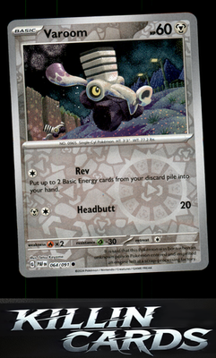 Reverse Holofoil Varoom - 064/091 064/091 Pokemon Common SV: Paldean Fates Card