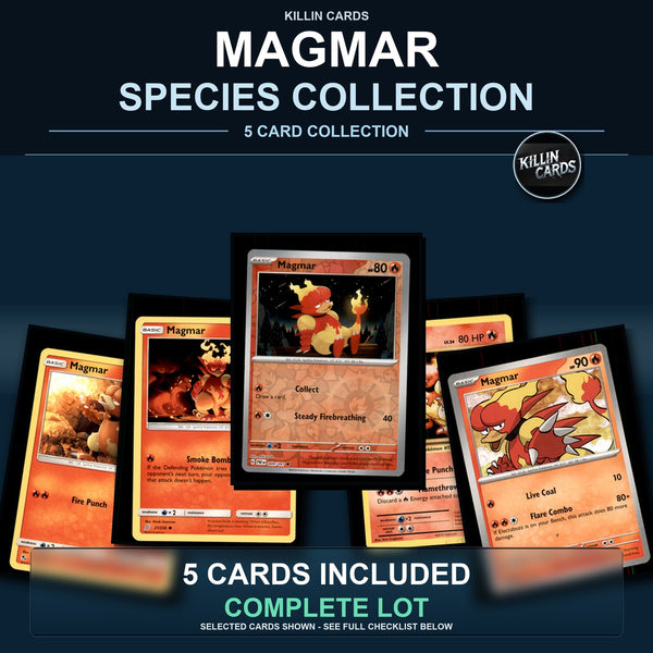 Pokemon TCG Magmar Species Collection 5 Different Cards