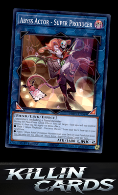 1st Edition Abyss Actor - Super Producer PHHY-EN049 YuGiOh Common Photon Hyperno