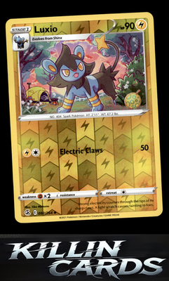 Reverse Holofoil Luxio 092/264 Pokemon Uncommon SWSH08: Fusion Strike Card NM