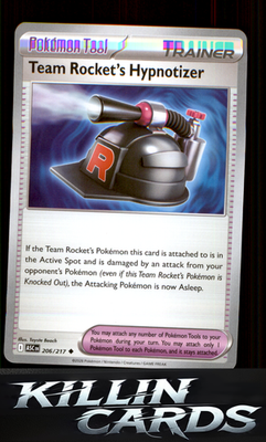 Team Rocket's Hypnotizer 206/217 Pokemon Uncommon ME: Ascended Heroes Card NM