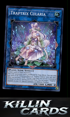 1st Edition Traptrix Cularia MP22-EN087 YuGiOh Super Rare 2022 Tin of the Pharao