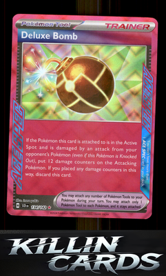 Deluxe Bomb 134/142 Pokemon ACE SPEC Rare SV07: Stellar Crown Card NM