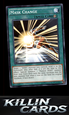 Mask Change SDHS-EN022 YuGiOh Common Structure Deck: HERO Strike Card NM