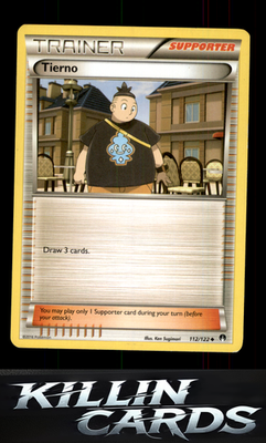 Tierno 112/122 Pokemon Uncommon XY - BREAKpoint Card LP