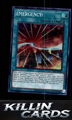 EMERGENCY! OP23-EN010 YuGiOh Super Rare OTS Tournament Pack 23 Card NM