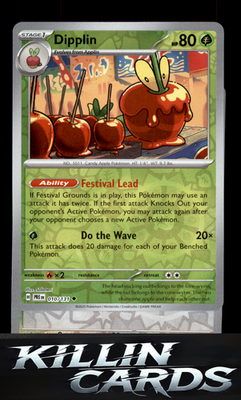 Reverse Holofoil Dipplin 010/131 Pokemon Uncommon SV: Prismatic Evolutions Card