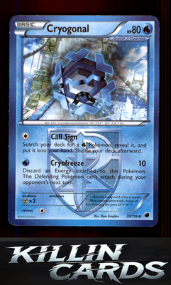 Cryogonal (Team Plasma) 30/116 Pokemon Uncommon Plasma Freeze Card NM