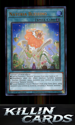 1st Edition Naturia Blessing MP23-EN204 YuGiOh Ultra Rare 25th Anniversary Tin: