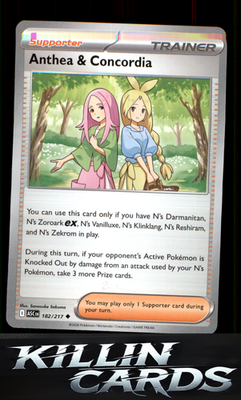 Anthea & Concordia - 182/217 182/217 Pokemon Uncommon ME: Ascended Heroes Card N