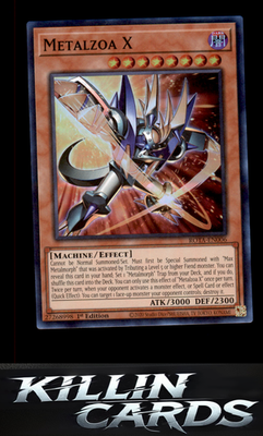 1st Edition Metalzoa X ROTA-EN006 YuGiOh Super Rare Rage of the Abyss Card NM