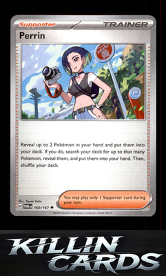 Perrin - 160/167 160/167 Pokemon Uncommon SV06: Twilight Masquerade Card NM