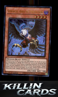 1st Edition Simorgh, Bird of Perfection MP23-EN016 YuGiOh Ultra Rare 25th Annive