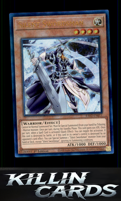 1st Edition Silent Swordsman (Quarter Century Secret Rare) RA02-EN011 YuGiOh Qua