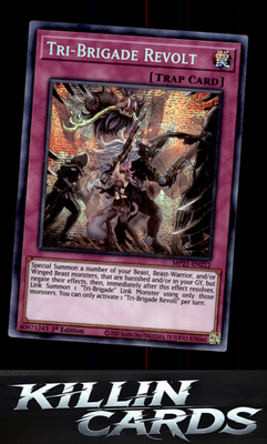 1st Edition Tri-Brigade Revolt MP21-EN212 YuGiOh Prismatic Secret Rare 2021 Tin
