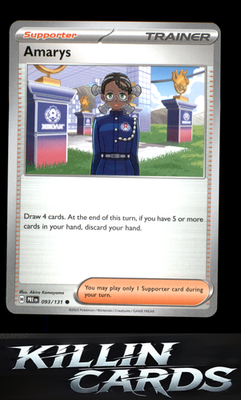 Amarys - 093/131 093/131 Pokemon Common SV: Prismatic Evolutions Card NM
