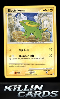 Electrike (62) 62/99 Pokemon Common Arceus Card LP