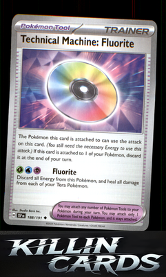 Technical Machine: Fluorite 188/191 Pokemon Uncommon SV08: Surging Sparks Card N