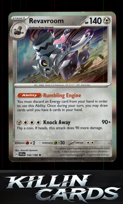 Revavroom 142/198 Pokemon Rare SV01: Scarlet & Violet Base Set Card NM