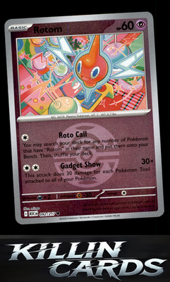 Reverse Holofoil Rotom (Dusk Ball) 092/217 Pokemon Common ME: Ascended Heroes Ca