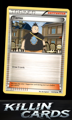 Tierno 112/122 Pokemon Uncommon XY - BREAKpoint Card LP