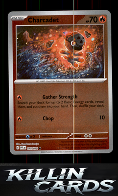 Reverse Holofoil Charcadet 019/094 Pokemon Common ME02: Phantasmal Flames Card N