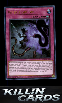 1st Edition Viper's Grudge BLMR-EN022 YuGiOh Ultra Rare Battles of Legend: Monst