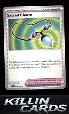 Sacred Charm - 093/094 093/094 Pokemon Uncommon ME02: Phantasmal Flames Card NM
