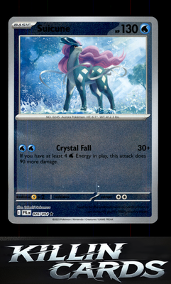 Reverse Holofoil Suicune 026/094 Pokemon Rare ME02: Phantasmal Flames Card NM