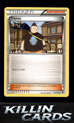 Tierno 107/119 Pokemon Uncommon XY - Phantom Forces Card LP