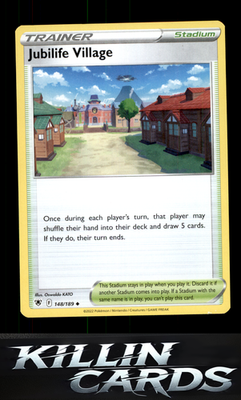 Jubilife Village 148/189 Pokemon Uncommon SWSH10: Astral Radiance Card NM
