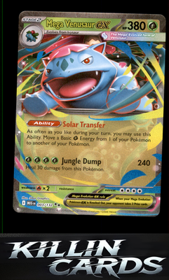 Mega Venusaur ex - 003/132 003/132 Pokemon Double Rare ME01: Mega Evolution Card