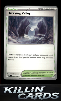 Dizzying Valley 088/094 Pokemon Uncommon ME02: Phantasmal Flames Card NM