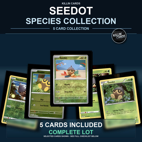 Pokemon TCG Seedot Species Collection 5 Different Cards