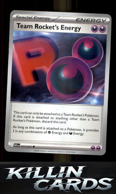 Team Rocket's Energy 217/217 Pokemon Uncommon ME: Ascended Heroes Card NM