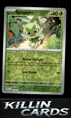 Reverse Holofoil Sprigatito - 012/193 012/193 Pokemon Common SV02: Paldea Evolve