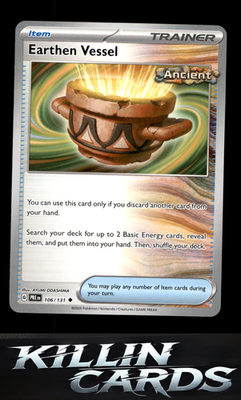 Earthen Vessel 106/131 Pokemon Uncommon SV: Prismatic Evolutions Card NM