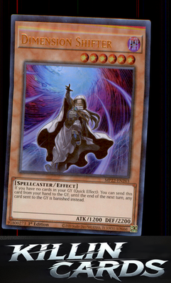 1st Edition Dimension Shifter MP22-EN263 YuGiOh Ultra Rare 2022 Tin of the Phara