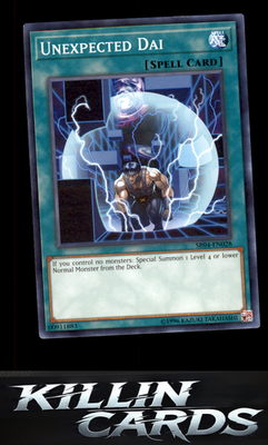 Unexpected Dai SR04-EN028 YuGiOh Common Structure Deck: Dinosmasher's Fury Card