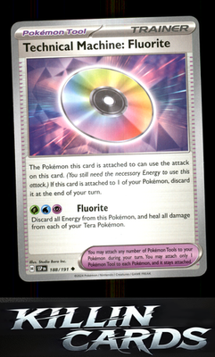 Technical Machine: Fluorite 188/191 Pokemon Uncommon SV08: Surging Sparks Card N