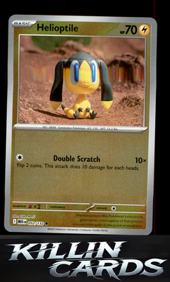 Reverse Holofoil Helioptile - 052/132 052/132 Pokemon Common ME01: Mega Evolutio