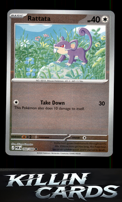 Reverse Holofoil Rattata 060/088 Pokemon Common ME03: Perfect Order Card NM