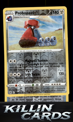 Reverse Holofoil Probopass 099/172 Pokemon Uncommon SWSH09: Brilliant Stars Card
